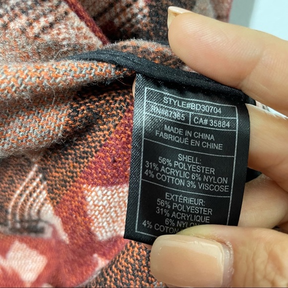 BB Dakota Mackenzie Southwestern Tribal Boho Jacket Longline Duster size… - Picture 9 of 10